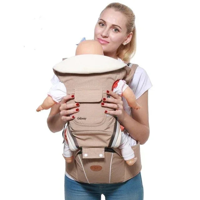 Gabesy™ Ortho-Care Baby Carrier | Ergonomic Anti-O-Leg Hipseat & Sling - bebeika