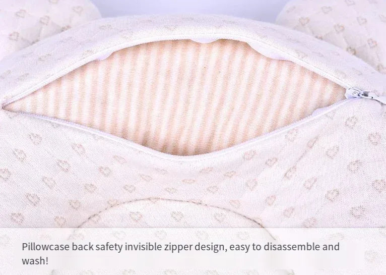 DreamShape™ Orthopedic Baby Pillow | Natural Latex Head Protector - bebeika
