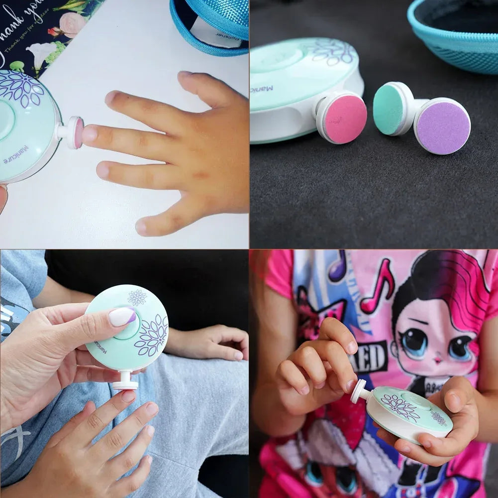 TinyTrim™ Baby Electric Nail Trimmer | Safe Newborn Nail Trimmer