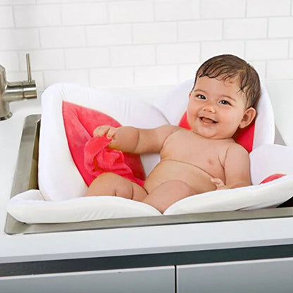 BloomingBath™ Sunflower Sink Inserter | Soft Newborn Bath Cushion for Sinks - bebeika