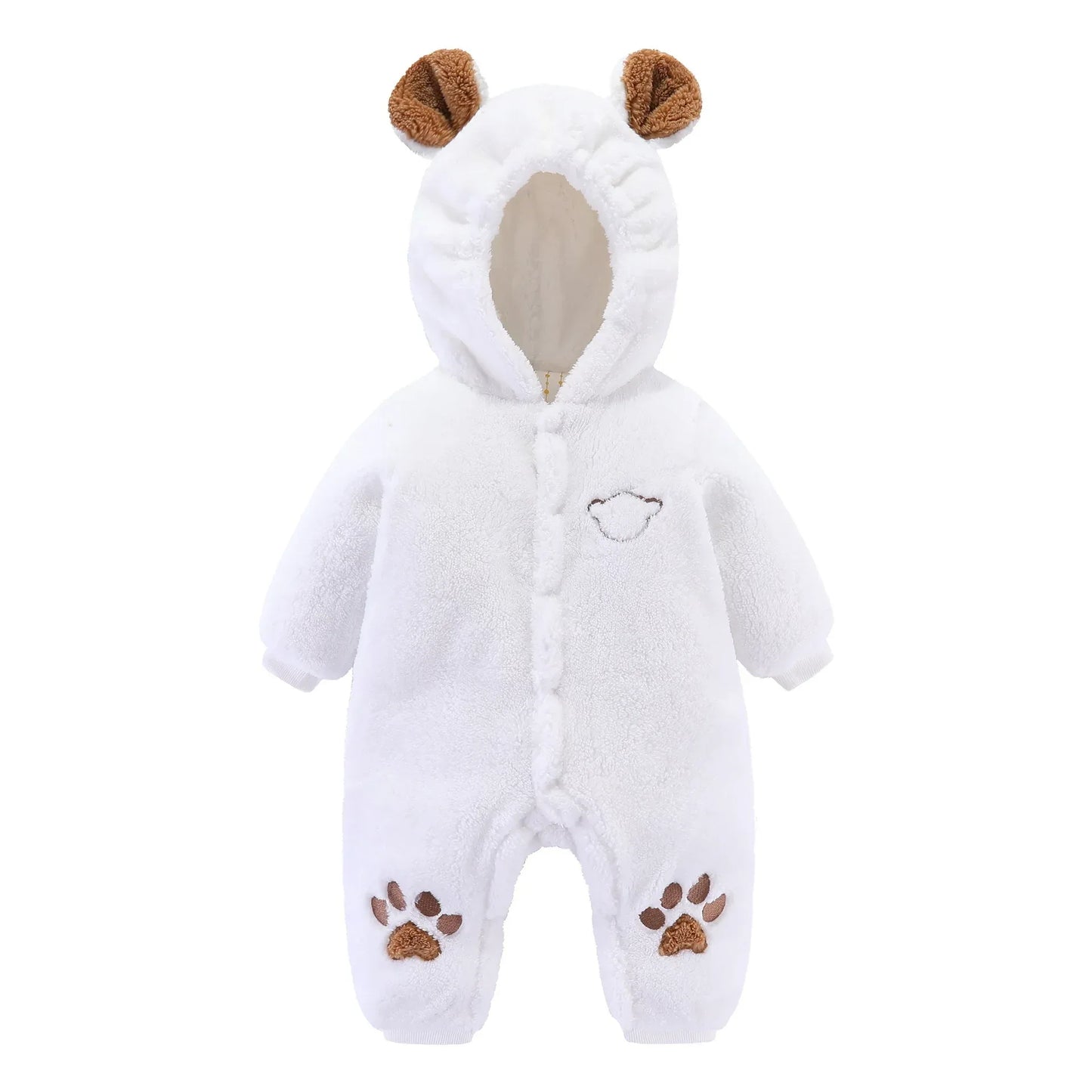 ArcticSnug™ Baby Winter Romper | Thermal Quilted One-Piece Crawling Suit - bebeika
