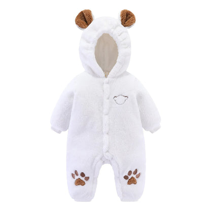 ArcticSnug™ Baby Winter Romper | Thermal Quilted One-Piece Crawling Suit - bebeika