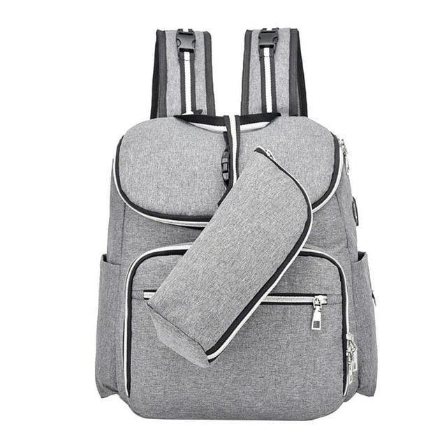 UrbanChic™ Diaper Bag Backpack | Large Capacity Waterproof Maternity Bag - bebeika