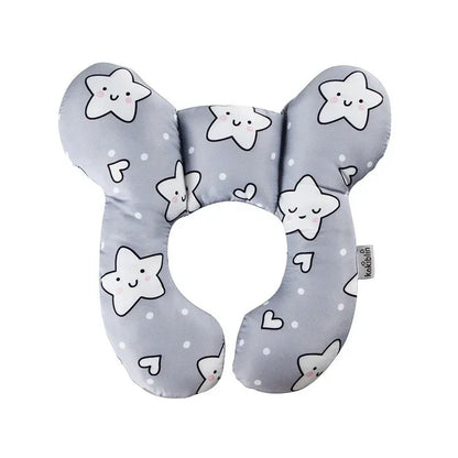 SafeSlumber™ Infant Travel Pillow | Stroller & Car Seat Head Support - bebeika