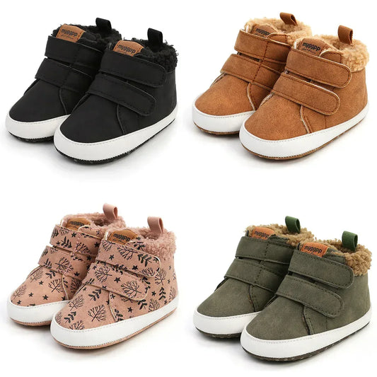 ArcticSteps™ High-Top Winter Sneaker | Warm Fleece First Walkers - bebeika