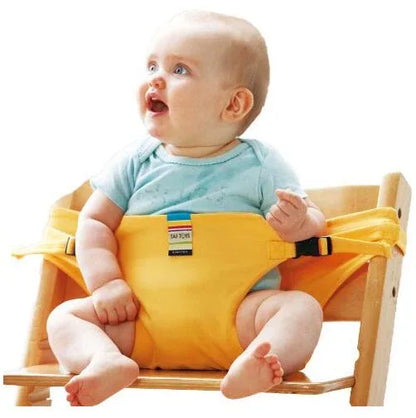 AnywhereSeat™ Portable Baby High Chair Harness | Travel Feeding Seat & Safety Belt - bebeika