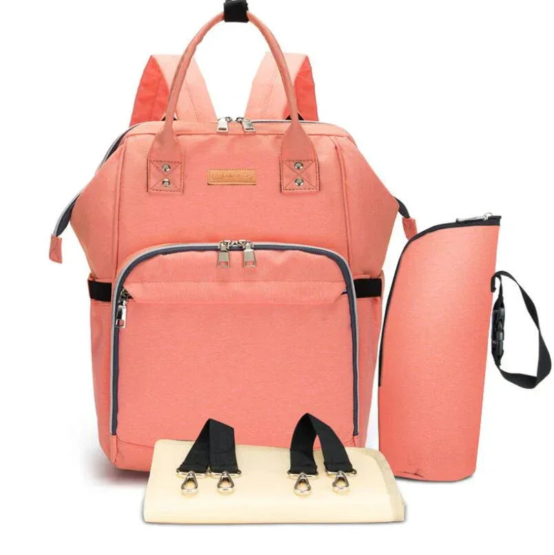 UrbanVoyage™ Diaper Backpack | Waterproof Oxford Travel Bag & Stroller Organizer - bebeika