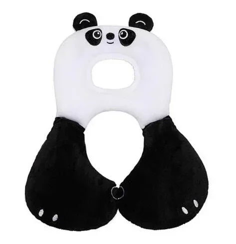 TravelBuddy™ Cartoon Toddler Neck Pillow | Animal Travel Headrest - bebeika