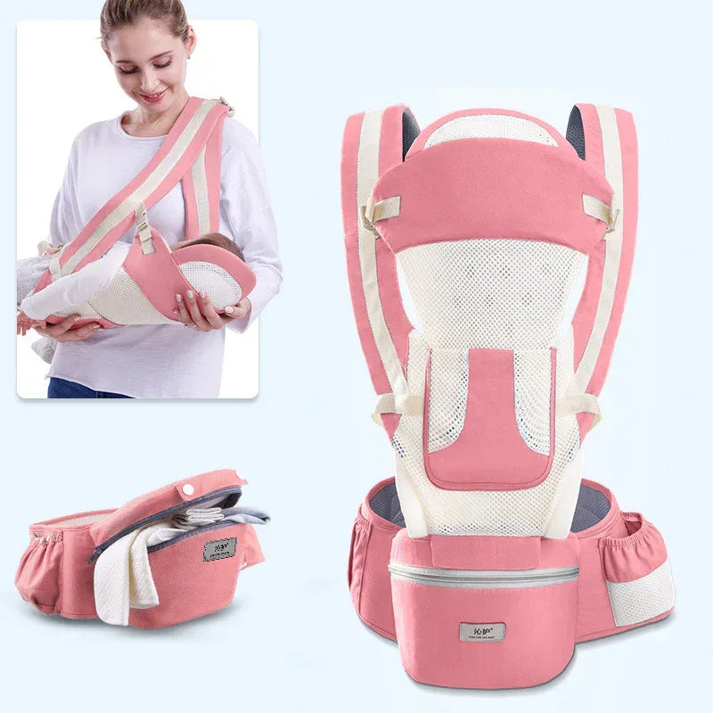 OmniSupport™ 48-Month Baby Carrier | Heavy-Duty 3-in-1 Hip Seat & Sling - bebeika