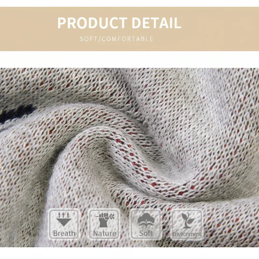 CloudKnit™ Premium Knitted Baby Blanket | 100x80cm Soft Swaddle - bebeika