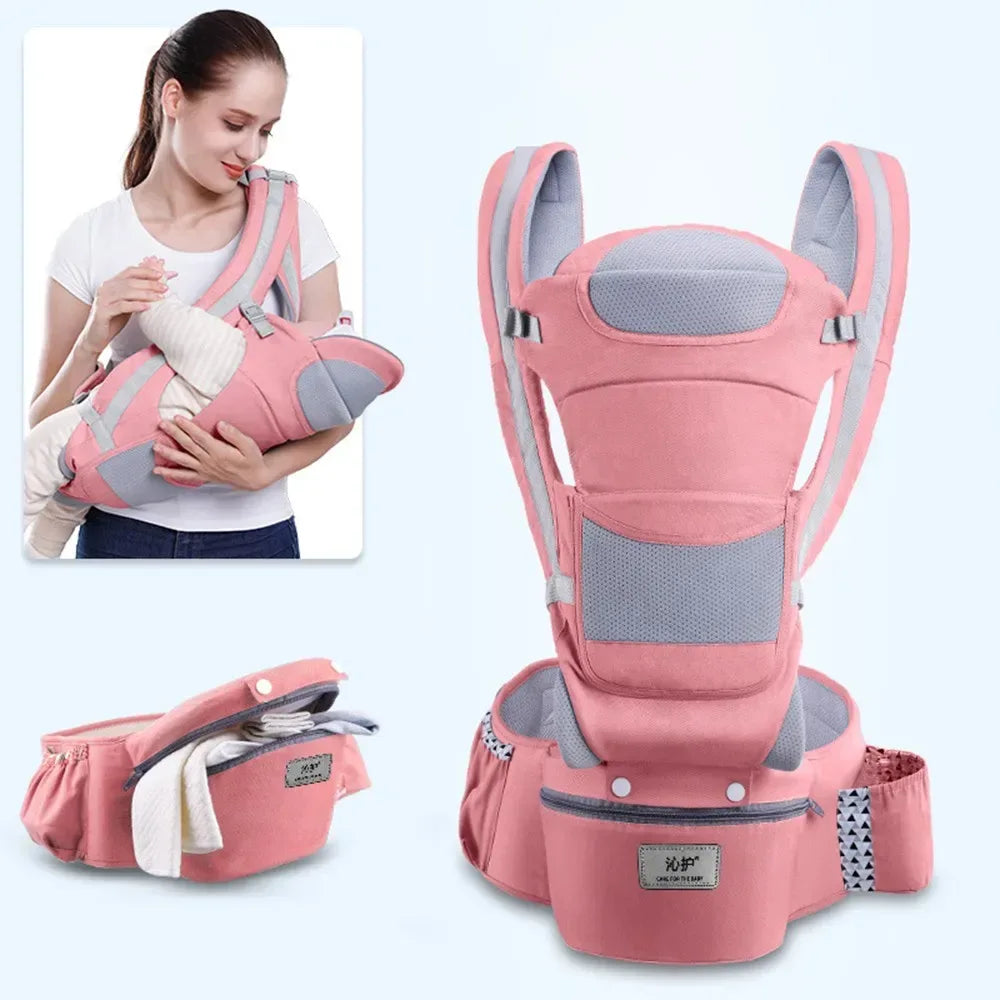 OmniSupport™ 48-Month Baby Carrier | Heavy-Duty 3-in-1 Hip Seat & Sling - bebeika