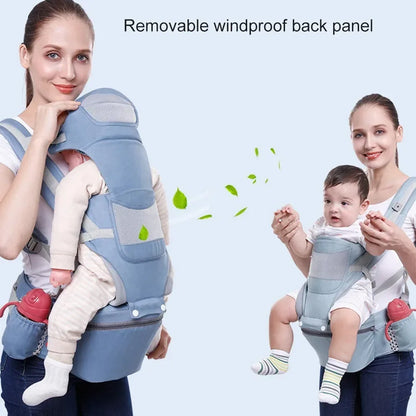 OmniSupport™ 48-Month Baby Carrier | Heavy-Duty 3-in-1 Hip Seat & Sling - bebeika
