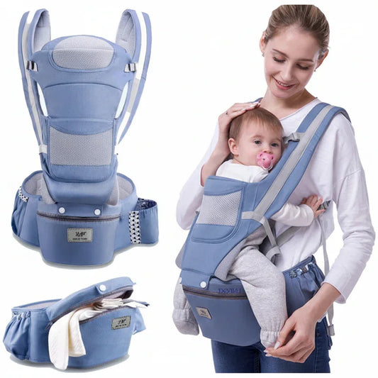 OmniSupport™ 48-Month Baby Carrier | Heavy-Duty 3-in-1 Hip Seat & Sling - bebeika