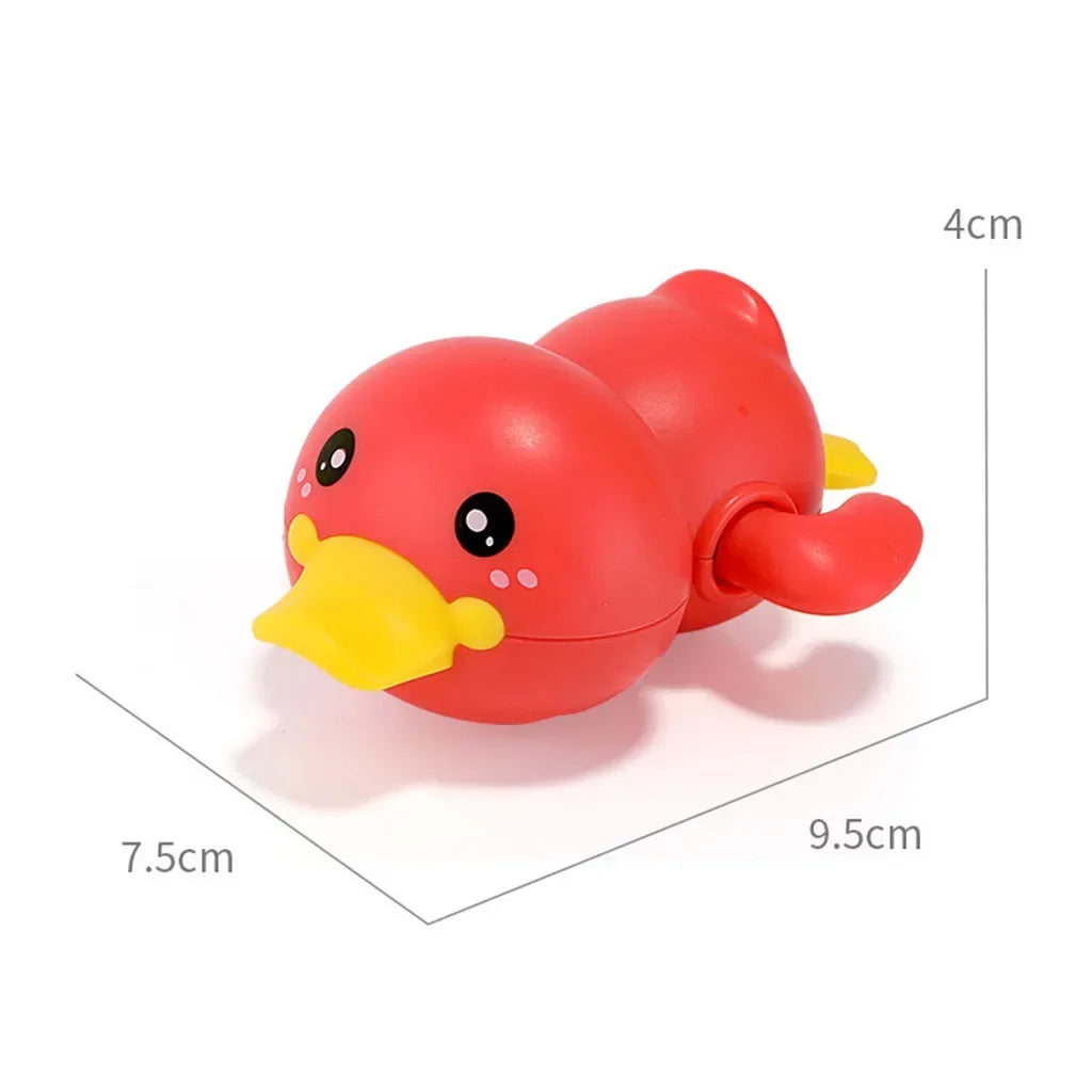 Quack-and-Glide™ Swimming Duck | Clockwork Wind-Up Bath Toy for Infants - bebeika