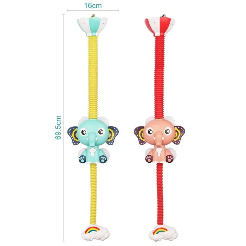 Elephant Trunk Splash™ Bath Toy | Electric Water Spray & 360° Rotatable Shower - bebeika