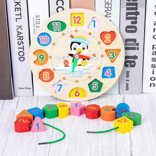 Mind-Builder™ Montessori Match Board | Wooden Shape & Color Sorting Toy - bebeika