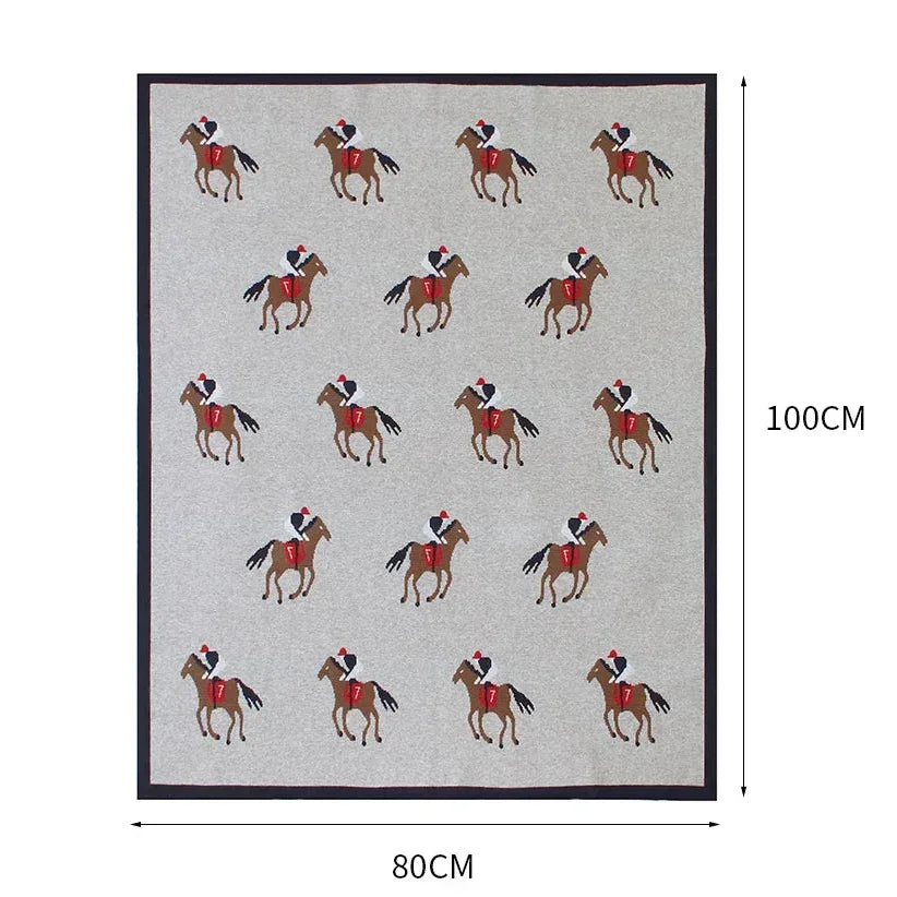 CloudKnit™ Premium Knitted Baby Blanket | 100x80cm Soft Swaddle - bebeika