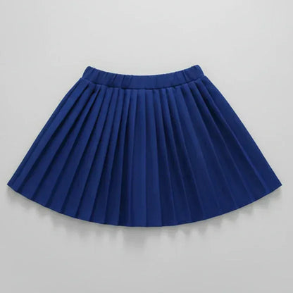 Avenue Academy™ Girls' Preppy Set | Sailor Bow Top & Navy Pleated Skirt - bebeika