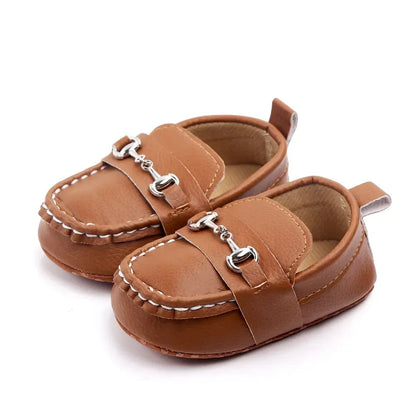 UrbanMini™ Soft-Sole Leather Sneakers | Stylish Infant First Walkers - bebeika