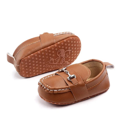 UrbanMini™ Soft-Sole Leather Sneakers | Stylish Infant First Walkers - bebeika