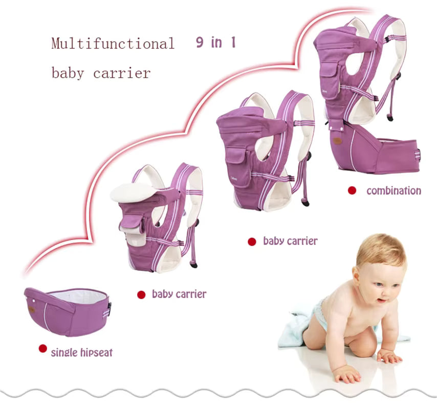 Gabesy™ Ortho-Care Baby Carrier | Ergonomic Anti-O-Leg Hipseat & Sling - bebeika