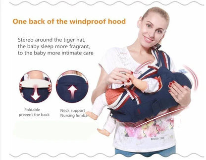 Gabesy™ Ortho-Care Baby Carrier | Ergonomic Anti-O-Leg Hipseat & Sling - bebeika