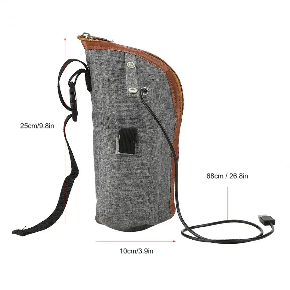 Ready-Warm™ Portable Bottle Heater | USB Powered Travel Milk Warmer - bebeika