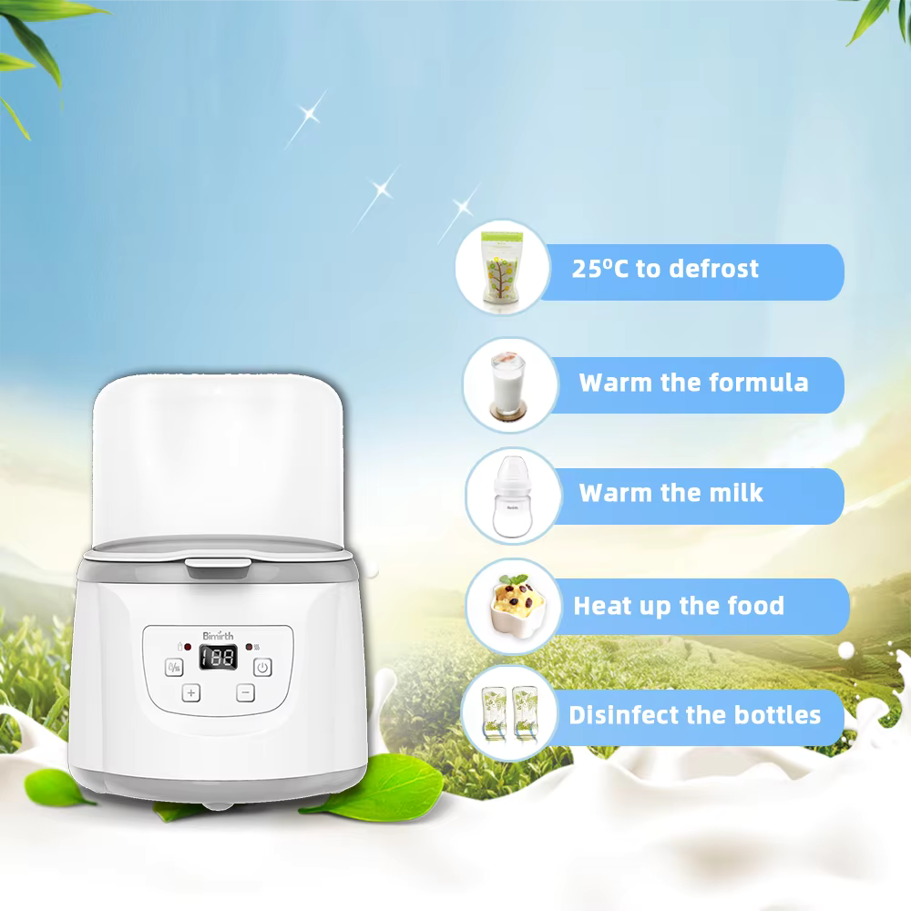 Bimirth™ Double Bottle Warmer | Smart Milk Warmer & Steam Sterilizer - bebeika