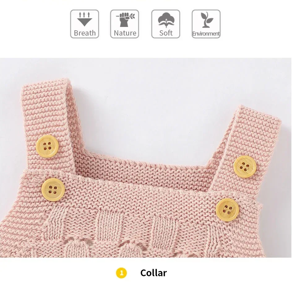 LunaKnit™ Baby Bodysuit | Premium Ribbed Knit Solid One-Piece - bebeika