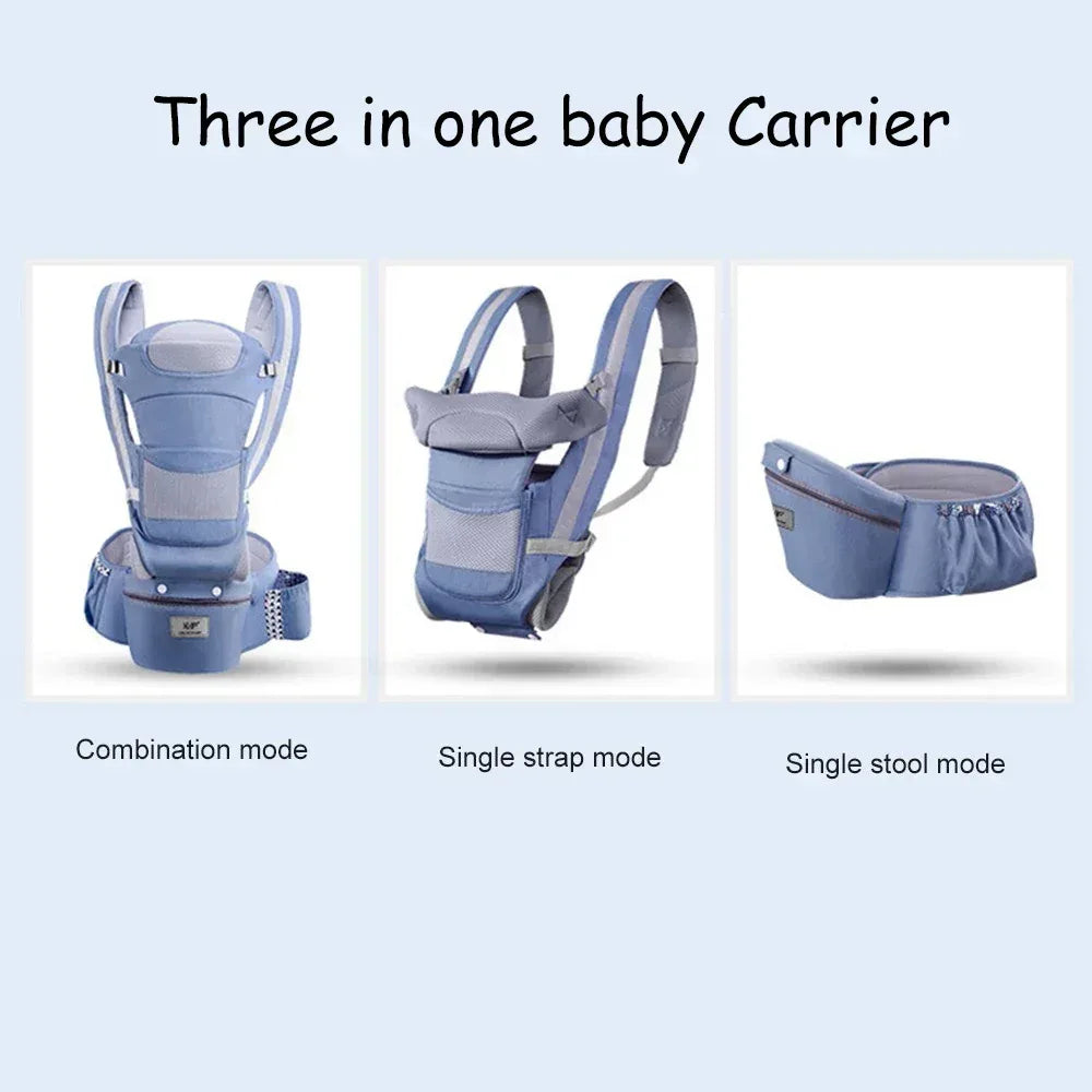 OmniSupport™ 48-Month Baby Carrier | Heavy-Duty 3-in-1 Hip Seat & Sling - bebeika