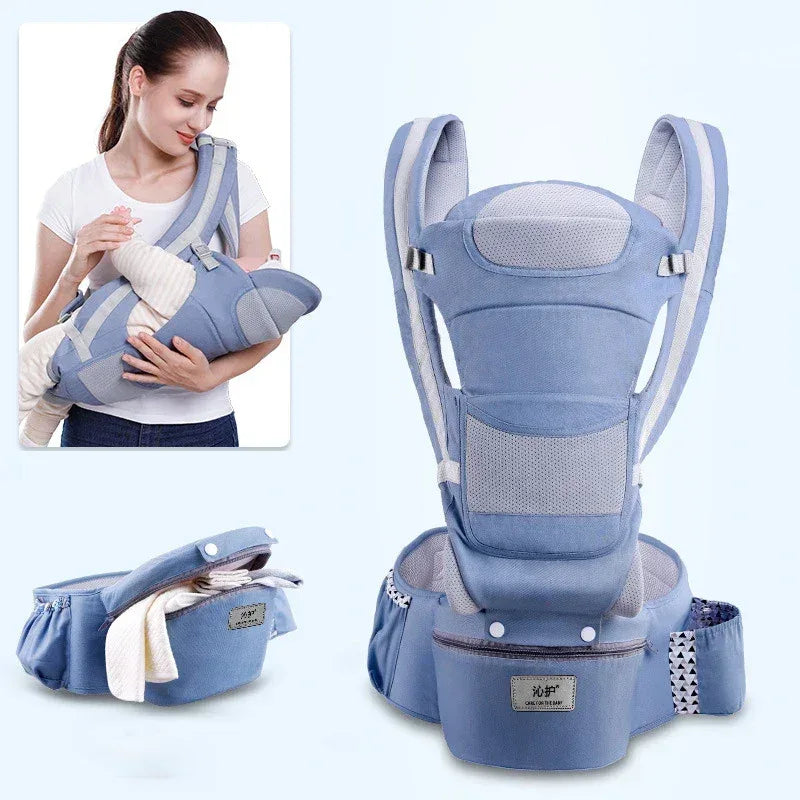 OmniSupport™ 48-Month Baby Carrier | Heavy-Duty 3-in-1 Hip Seat & Sling - bebeika