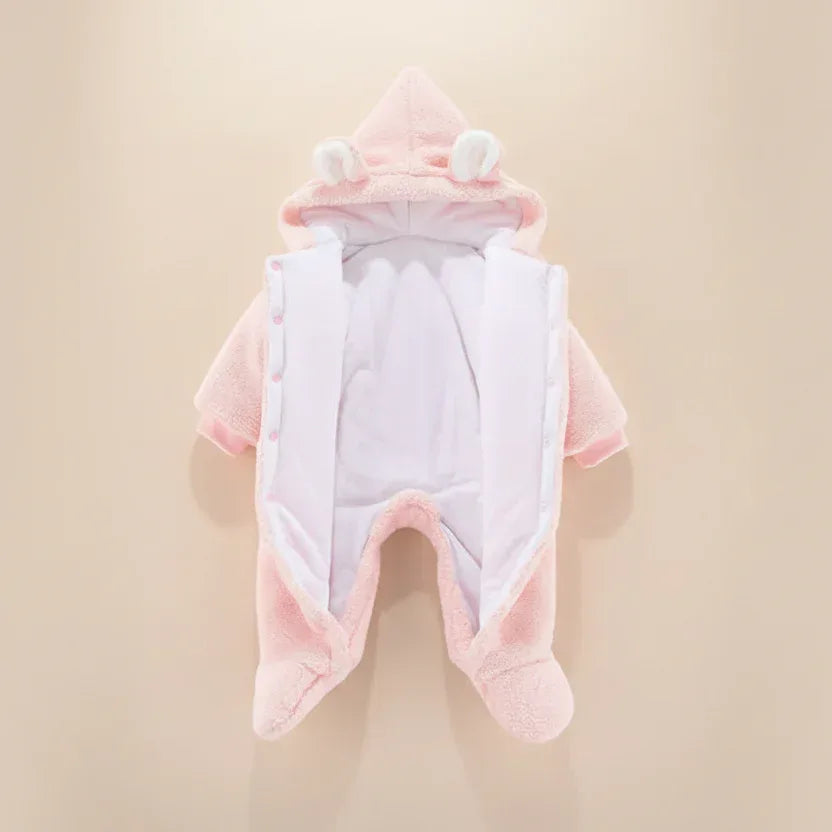 VelvetVault™ Baby Winter Coverall | Thickened Thermal "Holding" Suit - bebeika