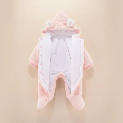 VelvetVault™ Baby Winter Coverall | Thickened Thermal "Holding" Suit - bebeika