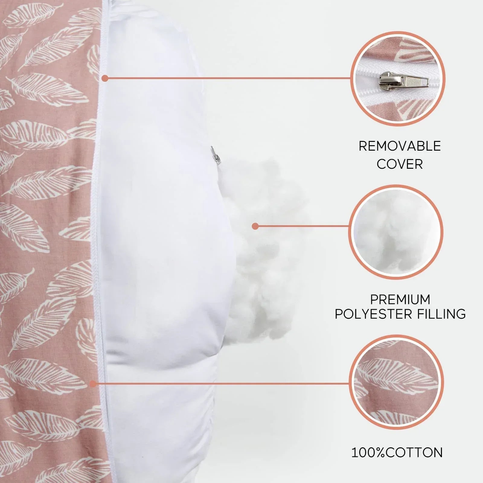 NestleEase™ Multi-Functional Nursing Pillow | Detachable Baby Feeding Support - bebeika