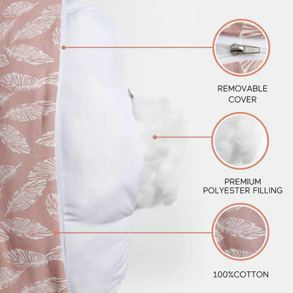NestleEase™ Multi-Functional Nursing Pillow | Detachable Baby Feeding Support - bebeika