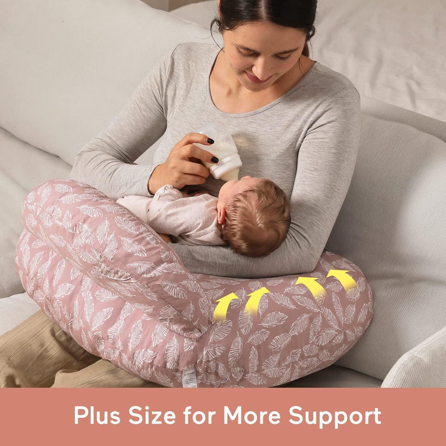 NestleEase™ Multi-Functional Nursing Pillow | Detachable Baby Feeding Support - bebeika