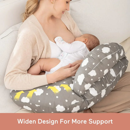 NestleEase™ Multi-Functional Nursing Pillow | Detachable Baby Feeding Support - bebeika
