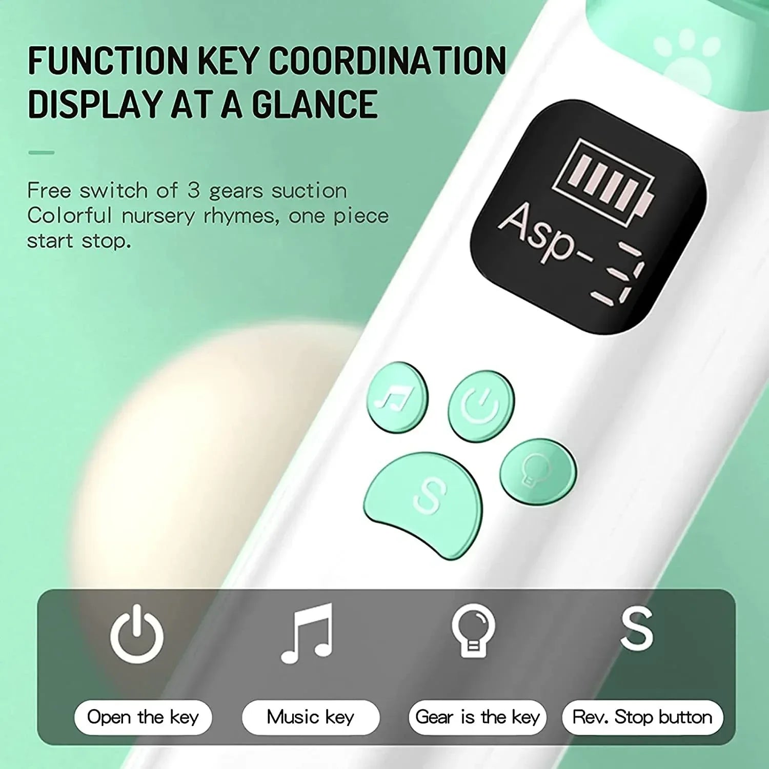 ClearRelief Electric Baby Nasal Aspirator | Hygienic Nose Sucker