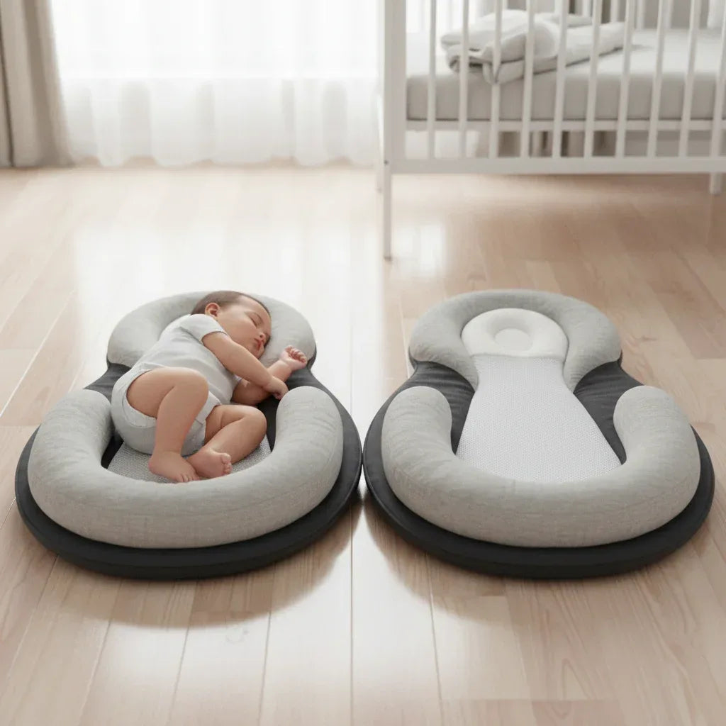 NestRelax™ Portable Baby Lounger | Breathable Infant Snuggle Nest - bebeika