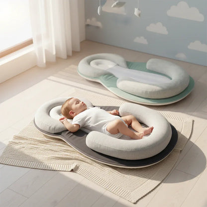 NestRelax™ Portable Baby Lounger | Breathable Infant Snuggle Nest - bebeika