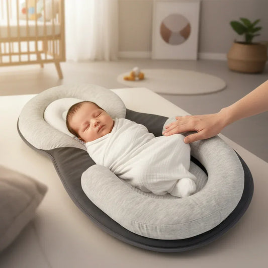 NestRelax™ Portable Baby Lounger | Breathable Infant Snuggle Nest - bebeika