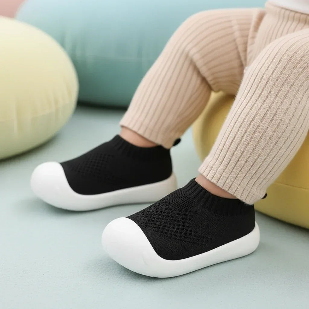 AirStep™ Mesh First Walkers | Breathable Soft-Sole Baby Shoes - bebeika
