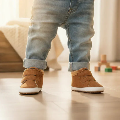 ArcticSteps™ High-Top Winter Sneaker | Warm Fleece First Walkers - bebeika