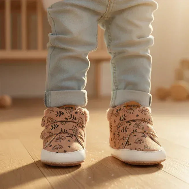 ArcticSteps™ High-Top Winter Sneaker | Warm Fleece First Walkers - bebeika