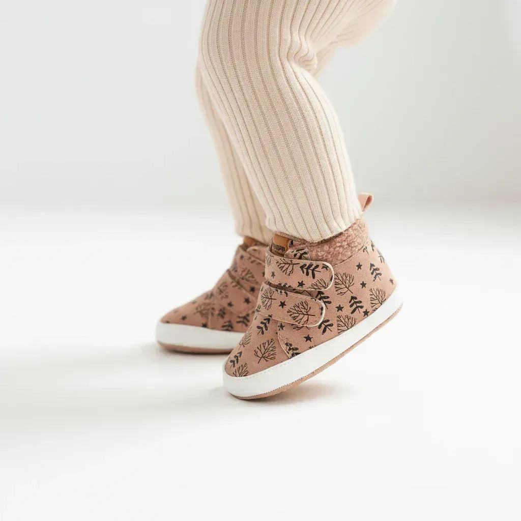 ArcticSteps™ High-Top Winter Sneaker | Warm Fleece First Walkers - bebeika