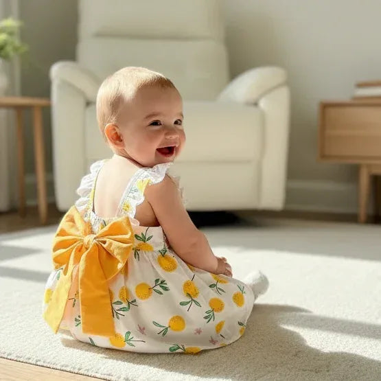 SunKissed™ Cotton Suspender Dress | Airy Summer Toddler Sundress - bebeika