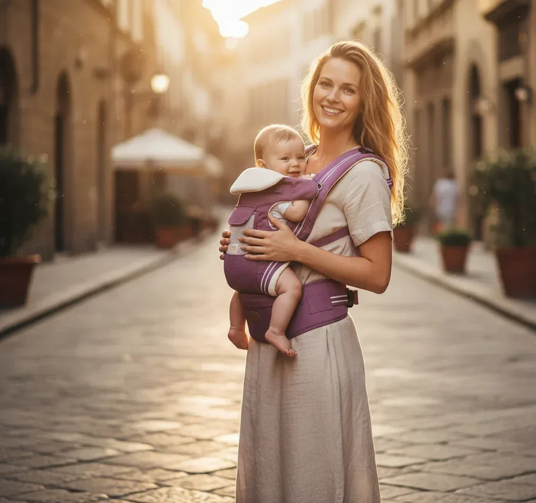 Gabesy™ Ortho-Care Baby Carrier | Ergonomic Anti-O-Leg Hipseat & Sling - bebeika