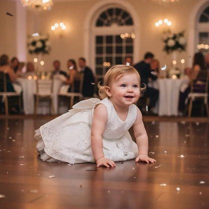 PetalCloud™ Baby Princess Dress | Luxury 1st Birthday Tulle Gown - bebeika
