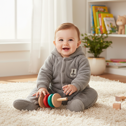 VelvetVault™ Baby Winter Coverall | Thickened Thermal "Holding" Suit