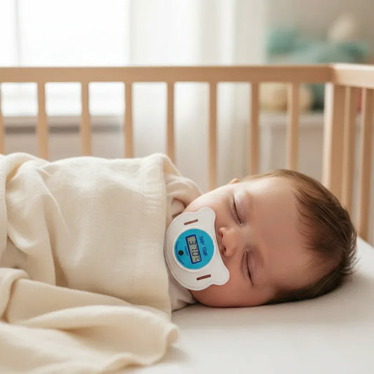 QuickTemp™ Digital Baby Pacifier Thermometer | BPA-Free Nipple Thermometer with Case - bebeika